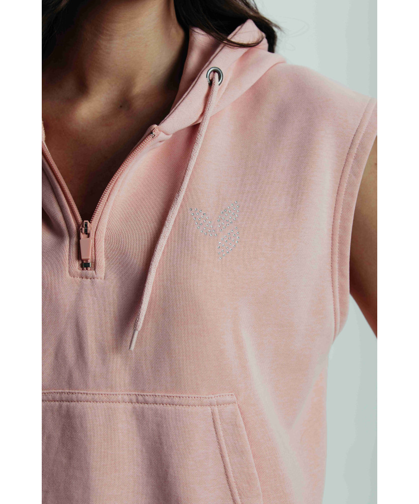 SLEEVELESS JOSY HOODIE