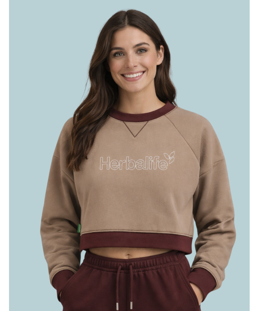 SWEAT CROP TOP AMBRE