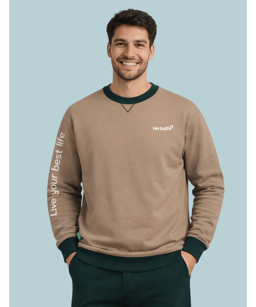 SWEATSHIRT MET RONDE HALS NATHAN